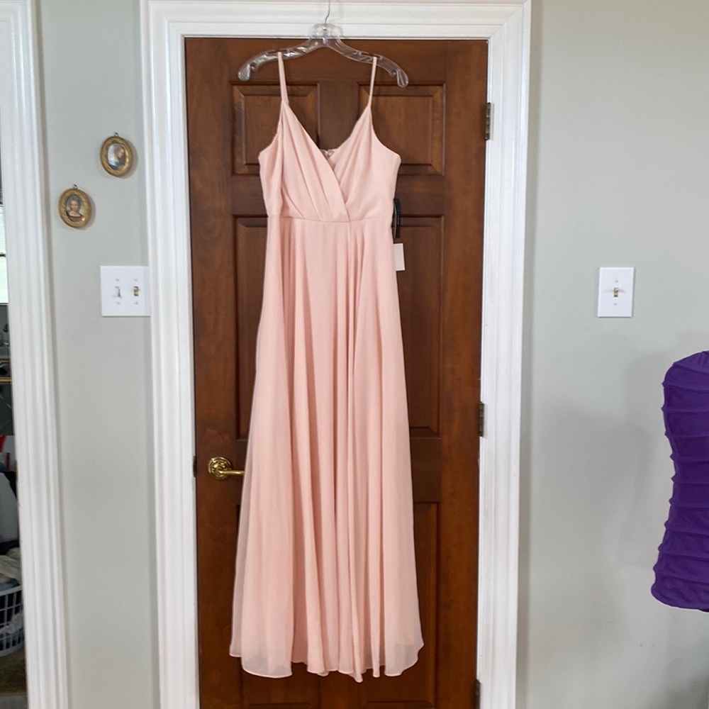 Lulu’s Blush Long Gown